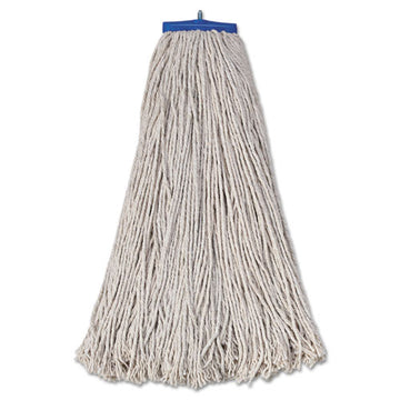 Boardwalk® Mop Head, Economical Lie-flat Head, Cotton Fiber, 32oz, White, 12-carton freeshipping - TVN Wholesale